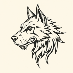 Norse Dog Tattoo
