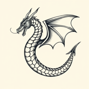 Norse Dragon Tattoo