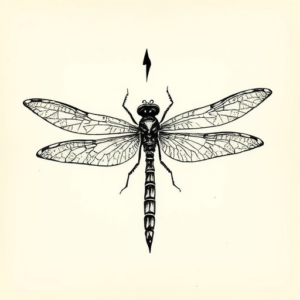 Norse Dragonfly Tattoo