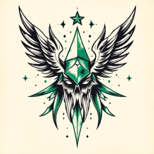 Norse Emerald Tattoo