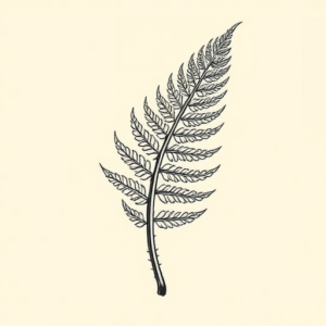 Norse Fern Tattoo