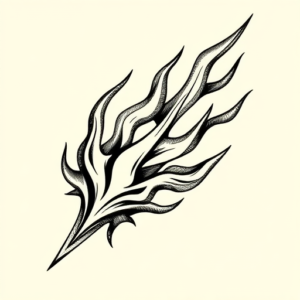 Norse Flame Tattoo