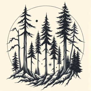 Norse Forest Tattoo