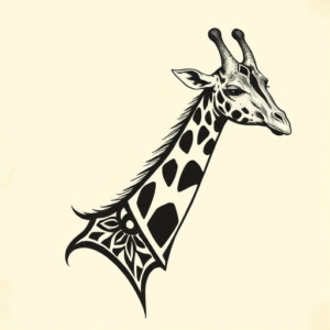 Norse Giraffe Tattoo