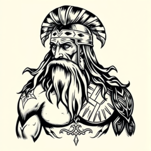 Norse Gladiator Tattoo