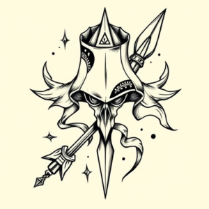 Norse Gladiolus Tattoo