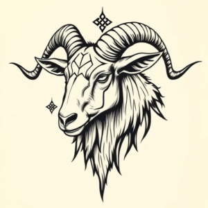 Norse Goat Tattoo