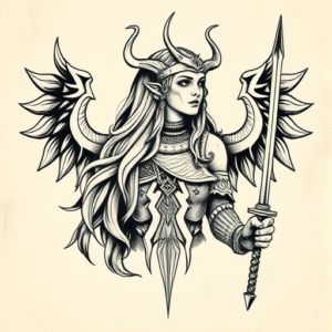 Norse Goddess Tattoo