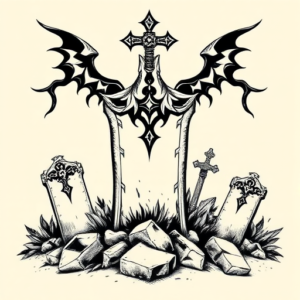 Norse Graveyard Tattoo