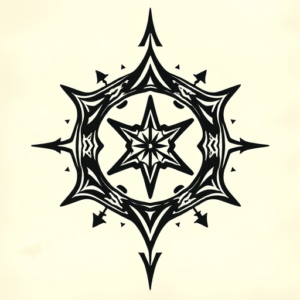 Norse Hexagon Tattoo