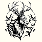 Norse Jackalope Tattoo