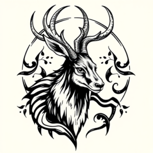 Norse Jackalope Tattoo