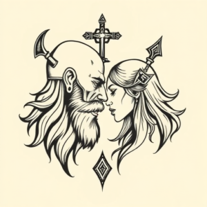 Norse Kiss Tattoo