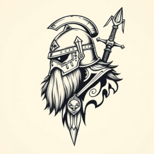 Norse Knight Tattoo