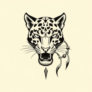 Norse Leopard Tattoo
