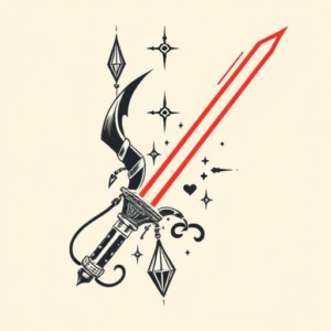 Norse Lightsaber Tattoo