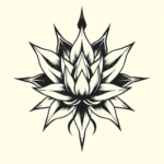 Norse Lotus Tattoo