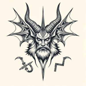 Norse Lucifer Tattoo