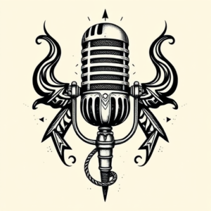 Norse Microphone Tattoo