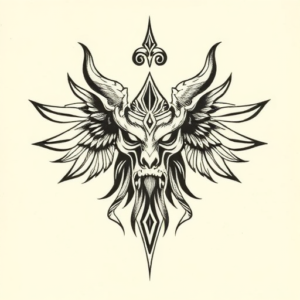 Norse Mictlantecuhtli Tattoo