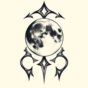 Norse Moon Tattoo