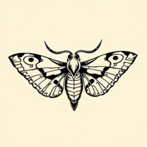 Norse Moth Tattoo