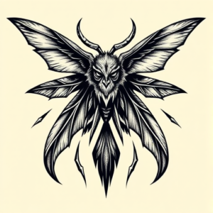 Norse Mothman Tattoo