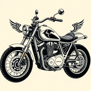 Norse Motorcycle Tattoo