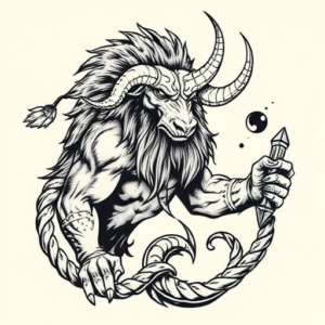 Norse Mythosaur Tattoo