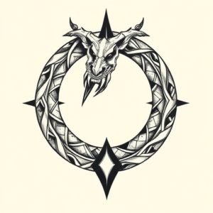 Norse Ouroboros Tattoo