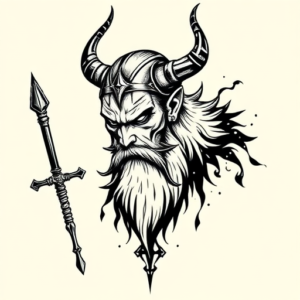 Norse Pennywise Tattoo