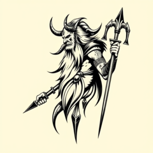 Norse Poseidon Tattoo