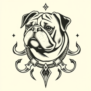 Norse Pug Tattoo