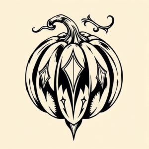 Norse Pumpkin Tattoo