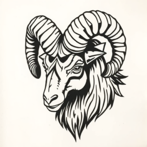 Norse Ram Tattoo
