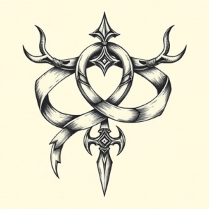 Norse Ribbon Tattoo