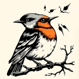 Norse Robin Tattoo