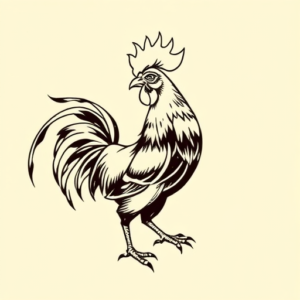 Norse Rooster Tattoo