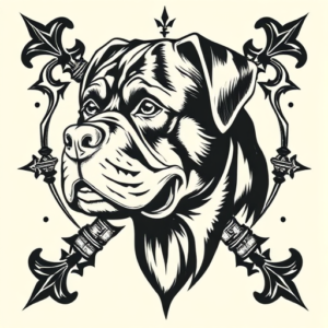 Norse Rottweiler Tattoo
