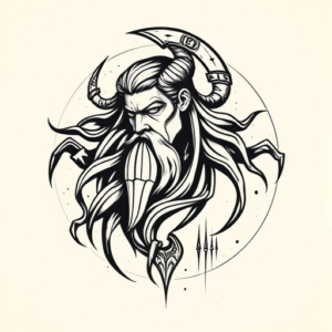 Norse Saturn Tattoo