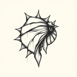 Norse Seashell Tattoo