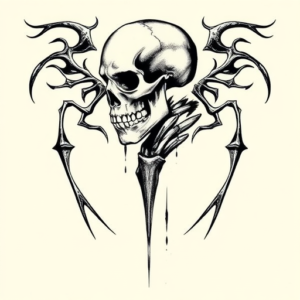 Norse Skeleton Tattoo