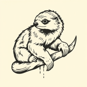 Norse Sloth Tattoo
