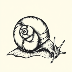 Norse Snail Tattoo