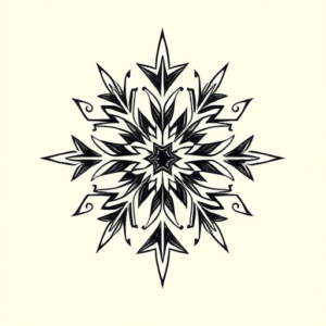 Norse Snowflake Tattoo