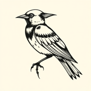 Norse Sparrow Tattoo
