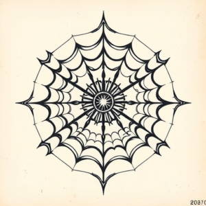 Norse Spiderweb Tattoo