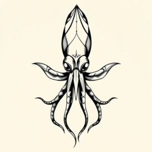 Norse Squid Tattoo