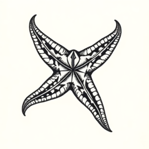Norse Starfish Tattoo
