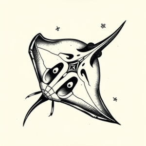 Norse Stingray Tattoo
